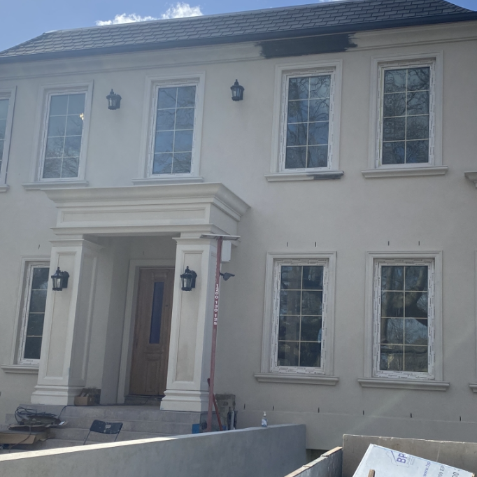 UPVC windows installation at Project Canterbury in a modern home.