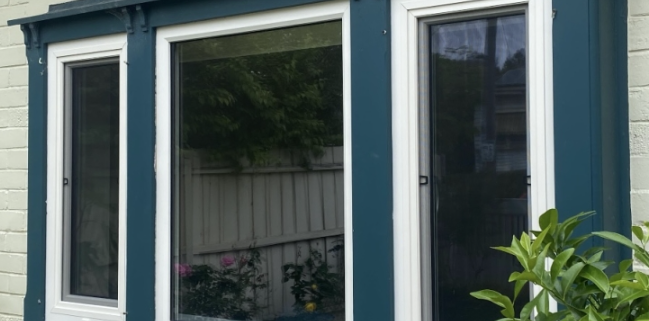 UPVC window installation at Project Glen Iris