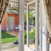 UPVC French Door Leading to Garden UPVC French door leading to a beautiful garden