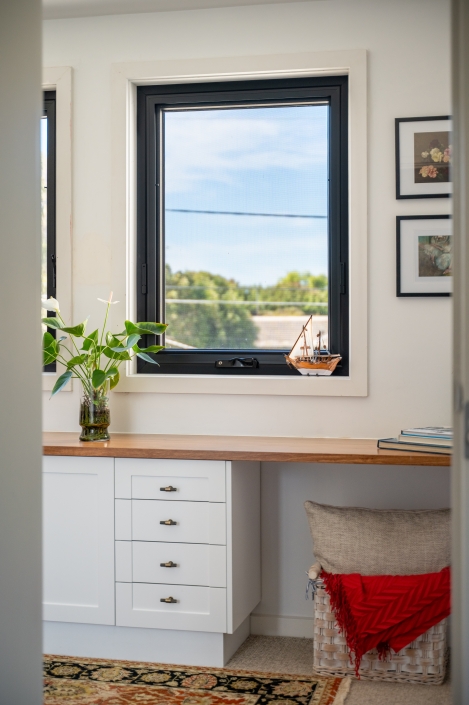 UPVC Window with Outdoor View Modern UPVC window offering a view of the outdoors