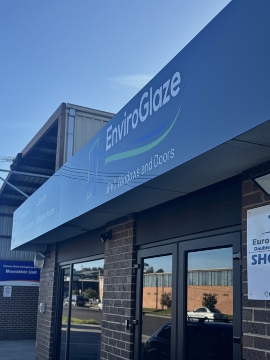EnviroGlaze building installation showcasing energy-efficient windows